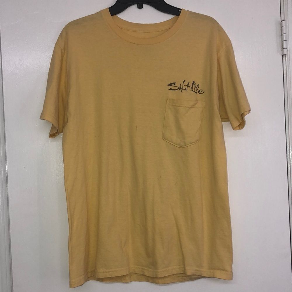 Men’s Salt Life Yellow Fish Tee